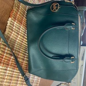 Green Michael Kors bag
